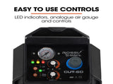 ROSSI 60A Plasma Cutter, Non-Touch Pilot ARC for Easy Cuts of Painted or Rusty Metals, DC Inverter V219-WDRPLMROC60A