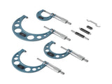 4 PCS Micrometer Set, 01/12/23/34 in Machinist Outside Micrometer, Ultra-Precision Accuracy, V952-QFCTZWJQFC04NF184001V0