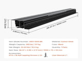 Undermount Drawer Slides, 40 inch, Full Extension Ball Bearing Under Stair Cabinet Rails, 260 LB V952-LTJHG40YC2601UNLGV0