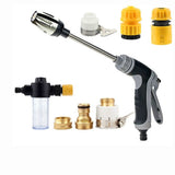 Garden Hose Nozzle, High Pressure Water Hose Nozzle Sprayer Head, Adjustable Nozzle For Lawn & V1369-AZ3-W-09712