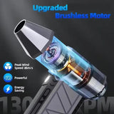 Black High-Speed Mini Turbo Fan for Camping and Outdoor Use - Handheld 130,000 RPM Brushless Blower V888-ELOSUNG11700