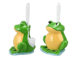 Frog Shape Toilet Brush Creative Bathroom Cleaning Brush with Holder Bowl Standing Toilet Brush Set V1294-YM0523-3117220058011