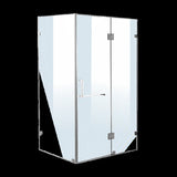 1200 x 800mm Frameless 10mm Glass Shower Screen By Della Francesca V63-831161