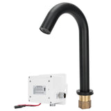 G1/2 Black Sensor Faucet Copper Vertical Intelligent Automatic Washbasin Tap Kitchen Sink Faucet V1294-YM0901-3112200134411