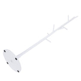 Assembled Wooden Coat Hat Stand Tree Jacket Cloth Vertical Hanger Rack 8 Hooks V1294-YM0901-JY16471-01
