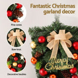 Jingle Jollys Hanging Christmas Garland 50CM Ornaments Party Decorations XM-TR-GAR-BOWTIE-BAUBLES