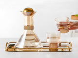 Glass Set Retro Thick Glass Water Pitcher Large Capacit Bedside Water with Water Cup V1294-YM0716-230103YF10-3