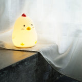 Muid Wake Up Chicken Night Lamp Alarm Clock White HM--104-MUID V227-6259101002000