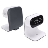 Digital Alarm Clock with Wireless Fast Charging Station 15W Touch Smart Lamp 3 Colors Nightlight for V1294-YM0901-3115250115011