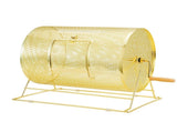 Raffle Drum, 16.1 x 12 inch Brass Plated Raffle Ticket Spinning Cage, Holds 5000 Tickets or 200 V952-CJGJS16YC000Z86CGV0