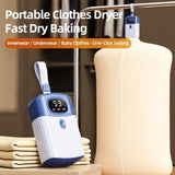 2026 New - Home Appliances Clothes Dryer Fast-Drying Quiet Mini Compact Dryer Adjustable Timer V1370-AZ4-18769