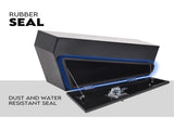 Under Tray Tool Box Underbody Pair Set 750mm Black Steel V379-UTRYBLKL7SET06