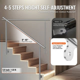 VEVOR 59 in Handrails for Outdoor Steps Staircase for Porch Deck Side-mount V952-BXGSLZFS150CQRI7OV0