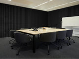 Acoustic Foam Panels 4 Pack 48 x 24 x 2 in for Studio Wall and Ceiling V952-FZZSPMBHSL48R56X0V0