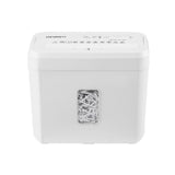 DEVANTI 8L Small Tabletop Paper Shredder 4 Sheet P4 Cross Cut Home Office SHRED-403-4S-WH