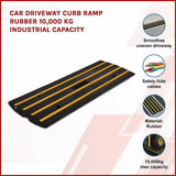 Car Driveway Curb Ramp Rubber 10,000 Kg Industrial Capacity V63-838501