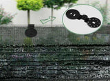 100 Pcs Clips for Shade Cloth Shading Net Clips of Anti-UV Treated for Brise Vue Clips of V1237-MS-626-353
