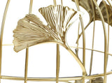 Gold Bird Cage Shape 2 Tier Cupcake Cake Stand Cosmetics Storage Rack Jewelry Display Holder Multi V1294-YM0901-3117250124611