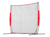 Barricade Backstop Net, 7x7 ft Ball Sports Barrier Netting, Portable Practice Equipment with Carry V952-DQW77YC00000P85CUV0