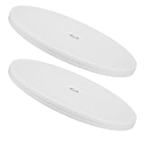 2Pcs Planter Rotating Base White Turntable Wheel for DIY Gardening Use V1369-AZ3-W-20735