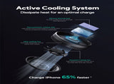 Aukey MagFusion Dash Pro Qi2 Magnetic Fast Wireless Charging Phone Mount with Active Cooling V1089-LLTSN1055864