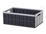 Plastic Collapsible Storage Bins with Lids, 65L 3 Packs, Stackable Folding Storage Crates with V952-KZDSLCWXHHS671U7U001V0