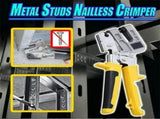 Metal Stud Crimper Aluminum Alloy Ceiling Punching Pliers Plaster Drywall Tools for Fastening Metal V1366-AZ2-W-14345