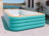 Large inflatable swimming pool, green swimming pool, suitable for home yard, outdoor pool, summer V1106-HEYC-001
