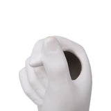 Table Vase White Color 10cm Long Ceramic Vases Decorative V1294-YM220927TW05-1-0421