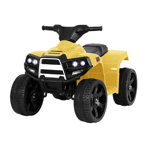 Rigo Kids Ride On ATV Quad Motorbike Car 4 Wheeler Electric Toys Battery Yellow RCAR-MBIKE-ATV-YL