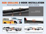 Truck Ladder Rack, 1000 LBS / 454 KG Strong Capacity Truck Racks, Non-Drilling / Drilling V952-KDJKDKCXLJKD1DVM9V0