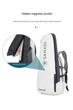 Purple and White Multifunctional Tennis & Badminton Backpack - Waterproof Racket Bag with Shoe V888-ELOSUNG27058