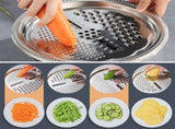 Germany Multifunctional Stainless Steel Basin, Multifunction Stainless Steel Basin with Grater 3 in V1258-DP02-F-766