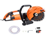Electric Concrete Saw, 9 in, 2000 W 15 A Motor Circular Saw Cutter with 3.5 in Cutting Depth, V952-D1800W9IN35INLPBQV3