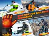 Gloves - Warm winter gloves - Rechargeable heated gloves - 3 heating settings, 360&deg heating V1259-DP01-BO-664