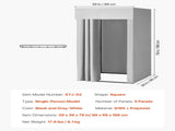 Fitting Room, Dressing Room with Thick Polyester Curtains, Privacy Space with Shading Curtain and a V952-SYJFXDLSWHB0ZLMN1001V0