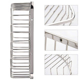 Stainless Steel Bathroom Shower Corner Basket Storage Shelf Wall Mounted Holder Organizer V1294-YM0901-JY05673