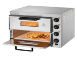 Commercial Pizza Oven Countertop, 16-Inch Double Deck Layers, Stainless Steel Electric Pizza Oven V952-FMDRPSLSCSXNXR1RGV3