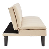 Sarantino 3 Seater Modular Faux Linen Fabric Sofa Bed Couch - Beige SOFA-M2830-LNN-BGE