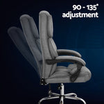 Artiss Executive Office Chair Recliner Grey OCHAIR-G-1051-GY