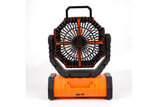 Portable Camping Fan with Light Large Capacity Outdoor Rechargeable Tent Fan - Orange V1308-DSZKI-16-1