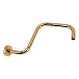 Shower Extension Arm Stainless Steel High Rise Shower Arm with Flange Wall Mounted Shower Head Riser V1294-YM0626-3112220083811