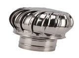 Chimney Rotating Ventilator Cap Stainless Steel Anti Downdraught Chimney Cap with Clamp Thickened V1294-YM0901-3117230206211