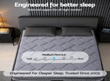 Giselle Bedding 34cm Queen Mattress Hybrid, Pocket Spring Bed Mattress MATTRESS-B-TT34-Q