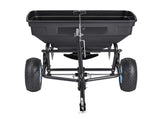 Tow Behind Broadcast Spreader, 130LBS Capacity, Tow/Push Garden Spreader with 13 in Tires, 30 V952-TCSBJ130LBSPQZ8XK001V0