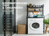 Artiss Bathroom Storage Shelf Over Washing Machine Toilet 3 Tier BSR-A-3T-150H-BK