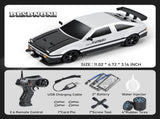 Remote Control Car RC Drift Car 116 Scale 4WD High Speed Model Vehicle 2.4GHz with LED Lights Spray V1192-AZ-W-10263