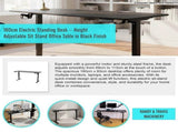 160cm Electric Standing Desk Height Adjustable Sit Stand Office Table in Black V63-954081
