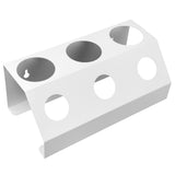 Soda Bottle Drainer Tabletop 3 Holes Bottles Draining Rack with Pad for Kitchen Dining RoomWhite V1294-YM0718-3118200243611