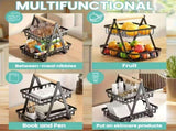 Heavy-Duty Metal Fruit Storage Basket Space-Saving Organizer for V1102-JSSGL002